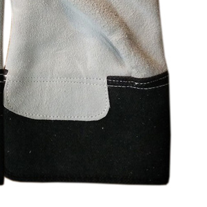 Gants de travail en cuir durables de 8 mil d'épaisseur, gants de sécurité à paume unique pour les travaux en extérieur et les travaux lourds, très résistants - Product Image 3