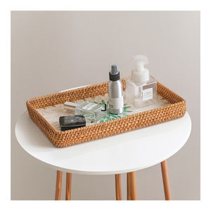 En gros Vietnam Nacre Incrustation Plateau À La Main Décoratif Élégant Écologique Plateau De Service pour Café-SM2010 - Product Image 1