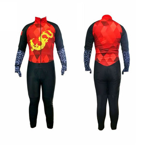 Ropa de esquí personalizada, ropa transpirable para hombre, traje de esquí de diseño sólido, traje de patinaje de velocidad personalizado - Product Image 1