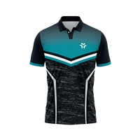 Camiseta de Cricket Ligera y Transpirable Personalizada OEM, Ropa Deportiva Duradera, Uniformes Impresos a Precio de Mayoreo con Transferencia Térmica