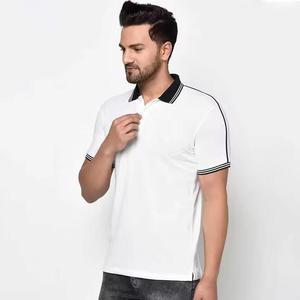 Polos en coton pour hommes de haute qualité Logo brodé personnalisé marque décontractée maison mode hommes hauts motif solide - Product Image 3