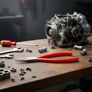 คีมหนีบวงแหวนภายในเคลือบโครเมียมของ Knipex ปลายตรง พร้อมด้ามจับเคลือบพลาสติกสำหรับรูเจาะ - Product Image 3