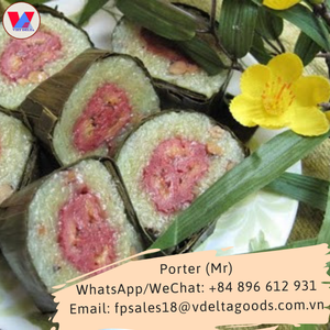 เค้กข้าวเหนียวแบบพิเศษของเวียดนามแช่แข็งพร้อมกล้วย (Banh Tet Chuoi) Holiday - Product Image 5