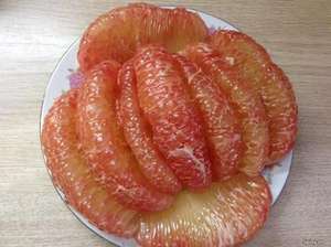 ส้มโอส้มโอผิวสีเขียวเนื้อสีชมพูเลือกได้ดี - Product Image 4