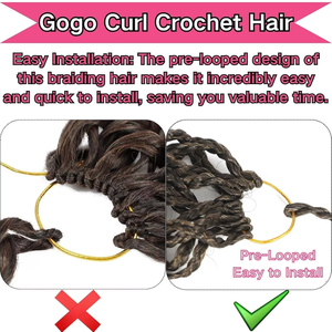 Cheveux synthétiques <span class=keywords><strong>GoGo</strong></span> Curl pour femmes noires, ombré T27, boucles courtes de plage, extensions de cheveux synthétiques à torsades profondes - Product Image 3