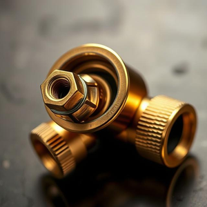 Accesorio acampanado de latón duradero de alta precisión para sistemas de agua de Gas y Hvac Adaptador de tuerca acampanada resistente a la corrosión y codo - Product Image 5