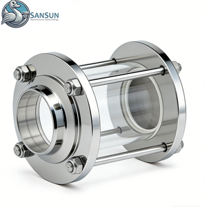 डेटा केंद्र तरल शीतलन दृष्टि ग्लास, 316 एल स्टेनलेस स्टील उच्च दबाव प्रवाह दृष्टि ग्लास, दिनांक केंद्र के लिए - Product Image 5