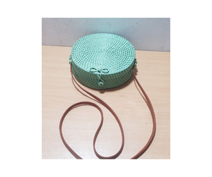 Sac à main vintage artisanal avec des détails tissés élégants, idéal pour l'exportation et la mode éthique pour la vente/sac en rotin durable