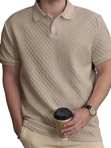 Chemises polo à manches courtes de style professionnel en gros, logo personnalisé, motif uni, polyester, tissu tricoté à séchage rapide, chemise polo de golf - Product Image 3
