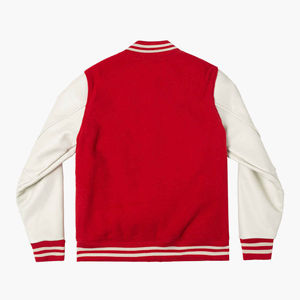 Vestes universitaires vierges sur mesure de haute qualité, neuves, pour hommes, col montant, logo frontal, écologiques, vente en gros - Product Image 2