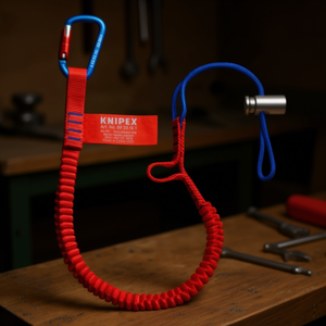 สายคล้องคอ Knipex พร้อมคาราไบเนอร์แบบยึดติดสำหรับเครื่องมือช่างเพื่อการใช้งานที่สะดวก - Product Image 3