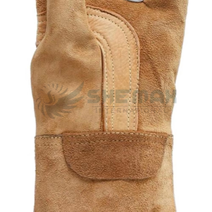 Gants de soudage résistants à la chaleur, aux flammes et aux étincelles, protection supplémentaire pour la fonderie de forgeron et la manipulation de la cheminée - Product Image 2