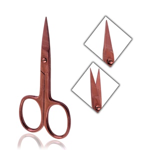 Ciseaux à ongles professionnels en gros, ciseaux à cuticules, outil de manucure incurvé et tranchant, soin des ongles, fabricant OEM - Product Image 4