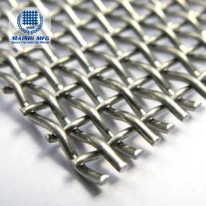 Manufacture Stainless Steel 304D Crimped Mesh