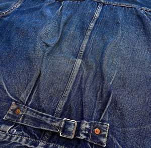 High Quality Heavy <b>Old</b> Vintage Acis Wash Casual Workwear Washed Denim <b>Jacket</b> for <b>Men</b> - Product Image 4