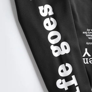 Venta al por mayor de los hombres de gran tamaño pulóver Streetwear sudaderas con capucha gráfico personalizado impreso pesado 100% algodón sudaderas para el invierno - Product Image 5