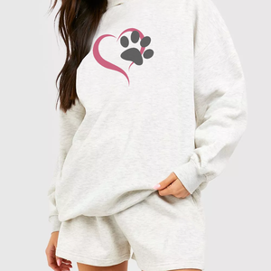 Conjuntos transpirables de 2 piezas, camiseta de manga corta, conjuntos de algodón para mujer, conjunto de pantalones cortos de motociclista y Sudadera con capucha de 2 piezas en alta calidad y buenas tarifas - Product Image 5