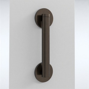 TrueCraft Door Touch Bar Majestic Aura Premium Door Pull en negro mate y dorado para puertas de madera de alta gama - Product Image 5