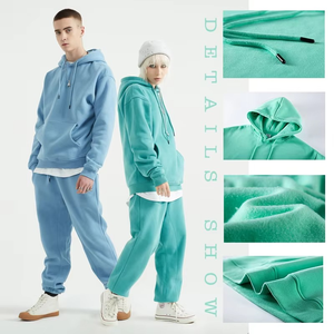 Custom Unisex Oversized 100% Cotton <b>Hoodies</b> Blank Plain Mens 500gsm Plus Size Pullover <b>Hoodies</b> With Embroidery Printed logo - Product Image 2