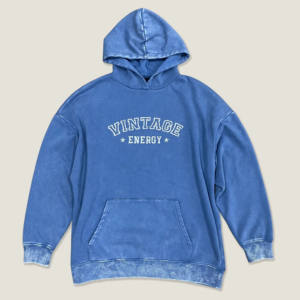 Sudaderas con capucha de gran tamaño de algodón 100% de calidad de lujo para hombre, ropa de calle de peso pesado con estampado personalizado para invierno - Product Image 5