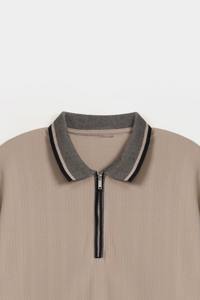 Polo de nuevo diseño a la moda, liso, transpirable, venta al por mayor, nuevo estilo, camisetas polo cómodas de ajuste clásico para hombre - Product Image 2