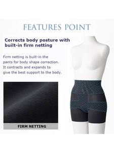 กางเกงคุณแม่เอวสูงเพื่อความปลอดภัยสำหรับคุณแม่กางเกงกระชับสัดส่วนระบายอากาศได้ดีกระชับหน้าท้องยกสะโพกกระชับสัดส่วน - Product Image 3