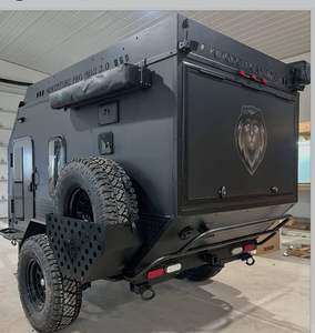 Mini Remolque de Campamento Ligero de Aleación de Aluminio 4x4 con Ducha, Capacidad para 4 Personas, Estilo Moderno, para Viajar a Europa y Estados Unidos - Product Image 6