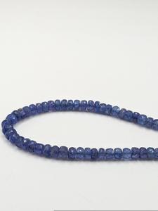 Perles de Tanzanite facettées Lustre LD, transparentes, identiques aux images, 14 pouces, haute qualité, 5-6mm, évaluation tierce, cadeau bijoux - Product Image 2