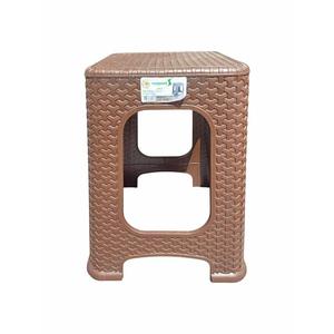 SARAL RATTAN grande sgabello S-2004 marrone