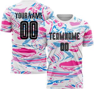 Camiseta de Fútbol con Cuello en V, 100% Poliéster, Logotipo Personalizado, Secado Rápido, Transpirable, Ligera, Manga Corta, Unisex, Sublimación - Product Image 4