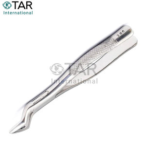 Forceps d'extraction dentaire de haute qualité Motif américain Dents prémolaires antérieures supérieures Instruments médicaux chirurgicaux en acier inoxydable - Product Image 4