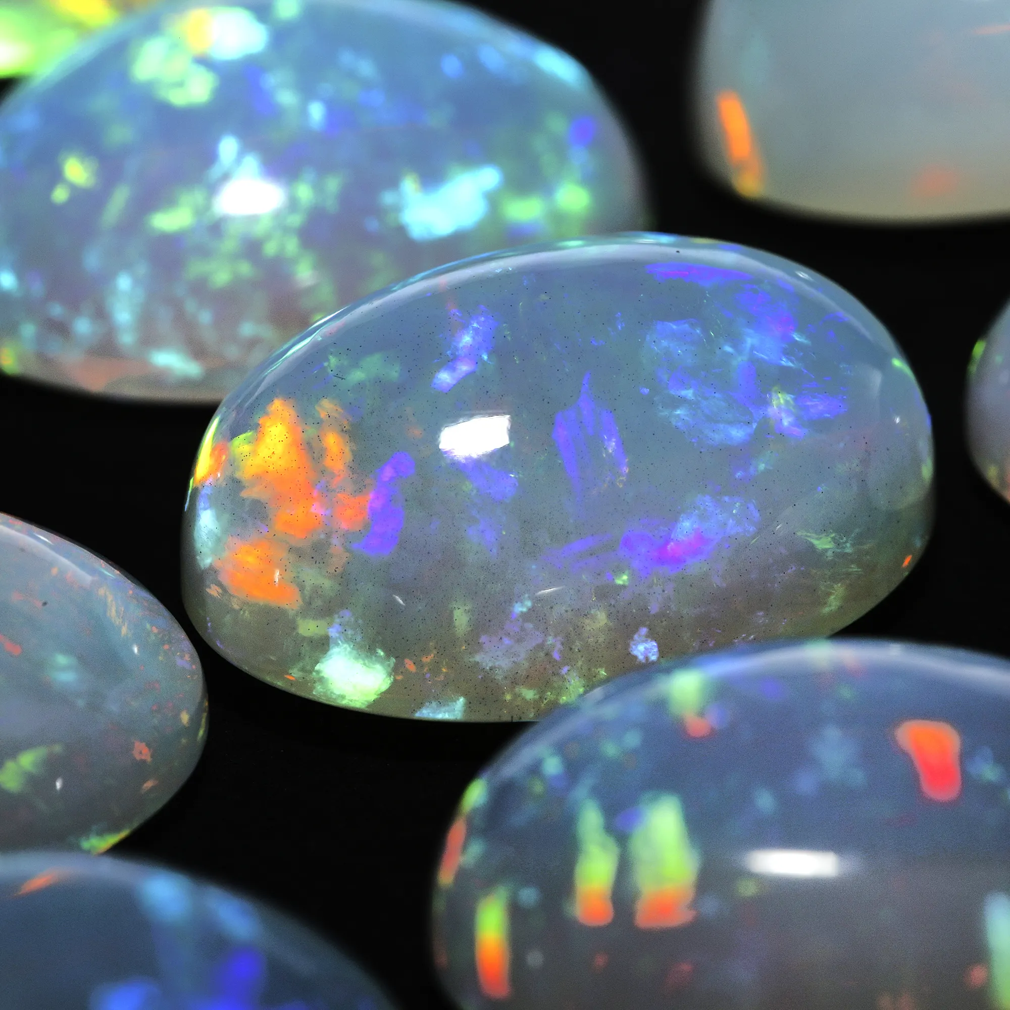 Oval 18x13mm AAA+++ Natural Ethiopian Opal Fine Quality Multi-Fire Cabochon Loose Gemstone for Making Jewelry Loose Gemstone