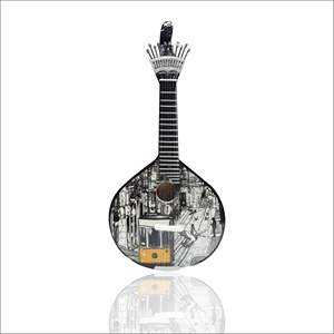 Guitare portugaise miniature Tram Lisbonne 20 cm - Product Image 4