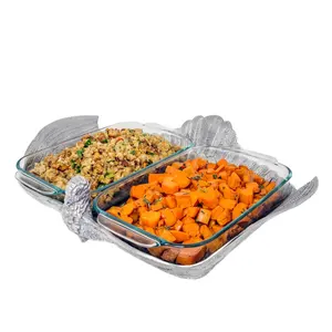 Plateau en aluminium fait à la main Plateau en métal poli artisanal Espaces de vie haut de gamme Cadeaux Design côtier multifonctionnel ZAHID EXPORTS - Product Image 3