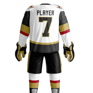 Meilleures ventes d'ensembles d'uniformes de hockey sur glace personnalisés, respirants, à séchage rapide, imperméables, vêtements de sport à manches longues - Product Image 6