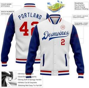 <b>Varsity</b> <b>Jacket</b> OEM Custom Design Letterman <b>Jacket</b> Baseball Leather Streetwear Coat <b>Varsity</b> <b>Bomber</b> <b>Jacket</b> for <b>Men</b> Breathable - Product Image 2