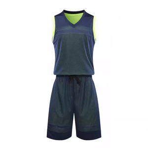 Ensemble de shorts de basket-ball imprimés respirants antibactériens à séchage rapide de haute qualité unisexe été grande taille personnalisé pour le sport - Product Image 1