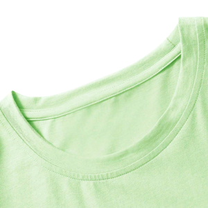 <b>Mens</b> Light <b>Green</b> Crew Neck Short Sleeve <b>T</b>-<b>Shirt</b> Soft Cotton Casual Basic Summer Solid 220g Comfortable Plain Top Wholesale - Product Image 5