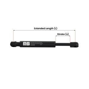 สปริงแก๊สเหล็ก MotionStruts ระยะชัก 250 มม. รุ่น 2062UU ความยาว 603 มม. สำหรับรถบ้าน ได้รับการรับรองมาตรฐาน ISO ผลิตในตุรกี - Product Image 3