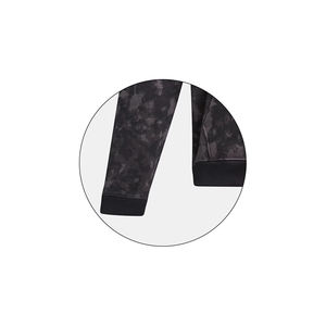 Pull en coton tricoté délavé à l'acide unisexe 300 g/m² Logo personnalisé Coupe régulière à capuche Solide Hiver Lourd Noir - Pour hommes - Product Image 5