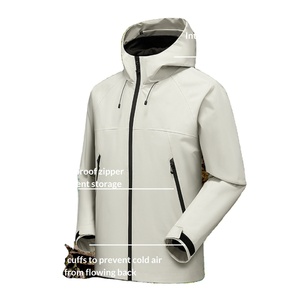 Veste coupe-vent matelassée pour homme, dernier design, haute qualité, décontractée, vêtement d'extérieur d'hiver, à capuche, séchage rapide, respirante, devant - Product Image 2