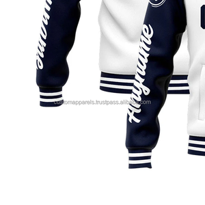 <b>Lightweight</b> All-season Varsity <b>Jacket</b> with Custom Embroidery for Versatile Year-round Outerwear - Product Image 5