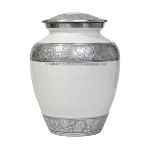 Fabricante de pájaro y verde paisaje de aluminio adultos barato cremación urnas para cenizas humanas foto urnas para las cenizas. - Product Image 6
