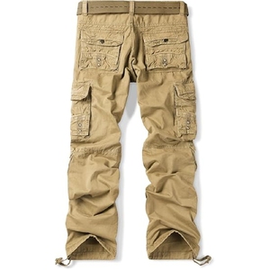 กางเกงคาร์โก้ทนทานแบบใหม่สำหรับผู้ชายกางเกงทำงานคาร์โก้6กระเป๋าข้างขนาดใหญ่พิเศษสำหรับอุตสาหกรรม - Product Image 2