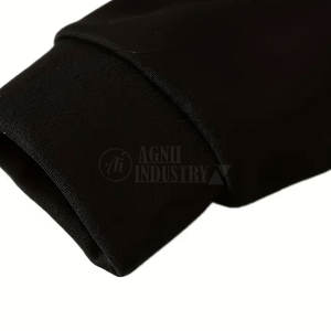 เสื้อฮู้ดดี้ผู้ชายผ้าฝ้าย 100% ระบายอากาศได้ดี น้ำหนักเบา สำหรับฤดูหนาว ดีไซน์ประดับเพชร ซิปหน้า สไตล์ไฮสตรีท ผลิตในปากีสถาน - Product Image 6