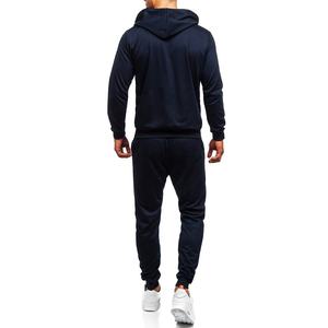 ชุดวอร์มกางเกงและมีฮู้ดสำหรับผู้ชายชุดวอร์มกางเกงสำหรับผู้ชายผ้าคอตตอน GSM 180ใหม่ผ้าโพลีเอสเตอร์งานตามสั่งแบบ2025 - Product Image 4