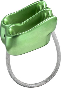 Dispositif d'assurage compact et léger pour brins de corde simples ou doubles Vert pour escalade et rappel <span class=keywords><strong>Camping</strong></span> et randonnée - Product Image 2