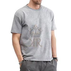 Camiseta de Algodón para Hombre y Mujer, Color Sólido, Cuello Redondo, Manga Corta, Camisetas Blancas para Parejas - Product Image 4