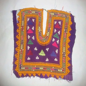 Baloch dernier Style femmes Abaya robe Vintage islamique vêtements à manches courtes Tribal broderie miroir travail Patch couture gratuite - Product Image 4