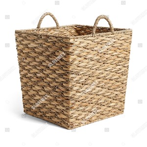 Cesta tejida de jacinto de agua de alta calidad, bolsa de lavandería, cesta, tamaño personalizado, organizador de espacio de cocina - Product Image 2